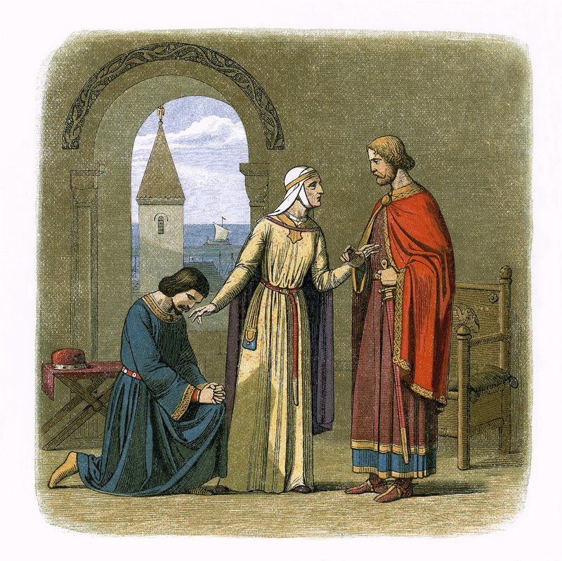 Richard vergeeft zijn broer John door James William Edmund Doyle