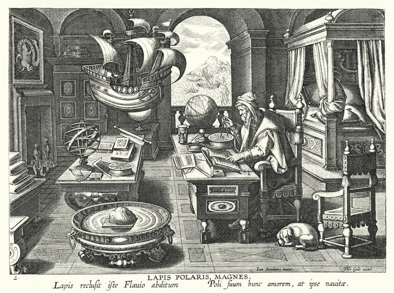 Lapis Polaris Magnes door Jan van der Straet