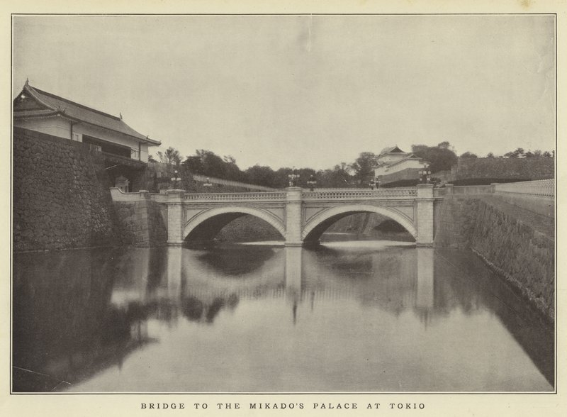 Brug naar het Paleis van de Mikado in Tokio door Japanese Photographer