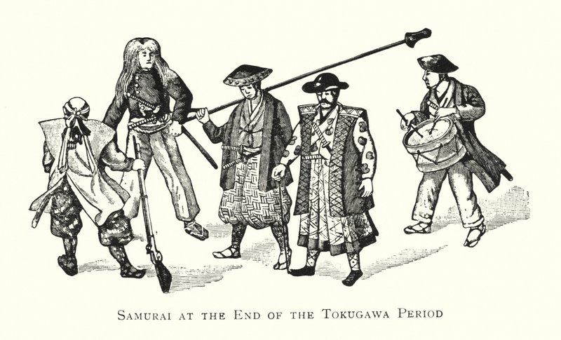 Samurai aan het Einde van de Tokugawa Periode door Japanese School