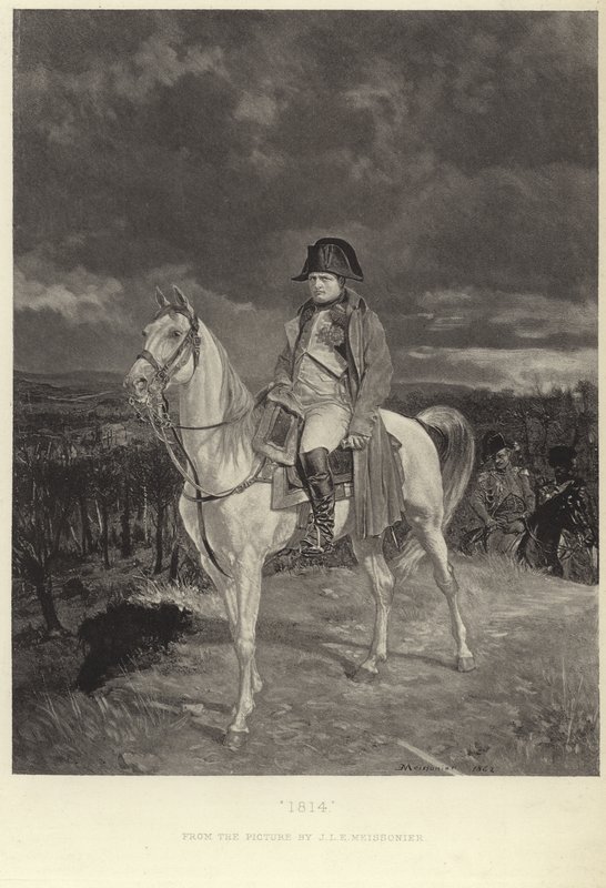 Portret van Napoleon Bonaparte door Jean Louis Ernest Meissonier