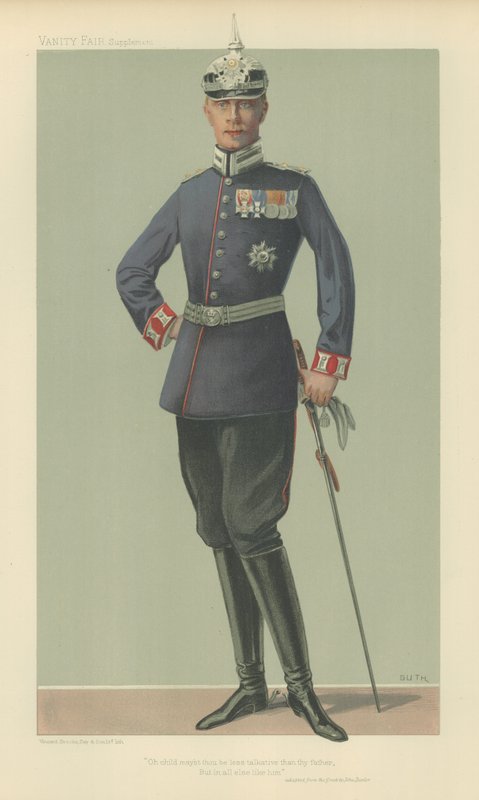 ZKH De Kroonprins van Duitsland door Jean Baptiste (after) Guth