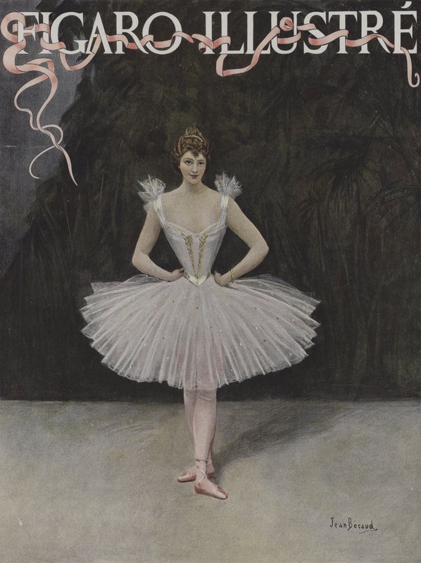De Danseres. Omslag van Le Figaro Illustre, februari 1895 door Jean Beraud