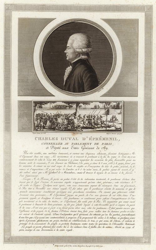Portret van Jean-Jacques Duval d
