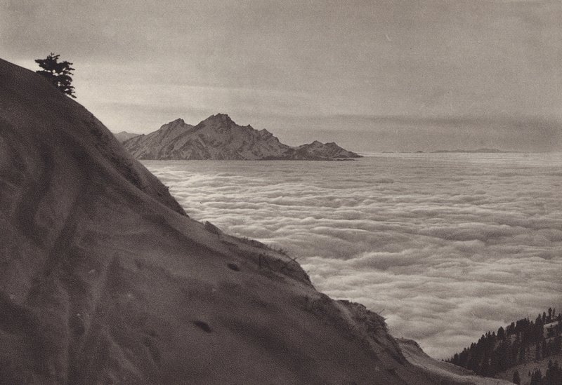 Rigi Kulm, Boven de Nebelmeer door Jean Gaberell