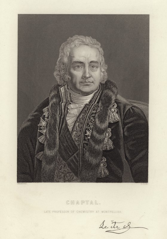 Jean-Antoine Chaptal door Jean-Jacques Francois Monanteuil