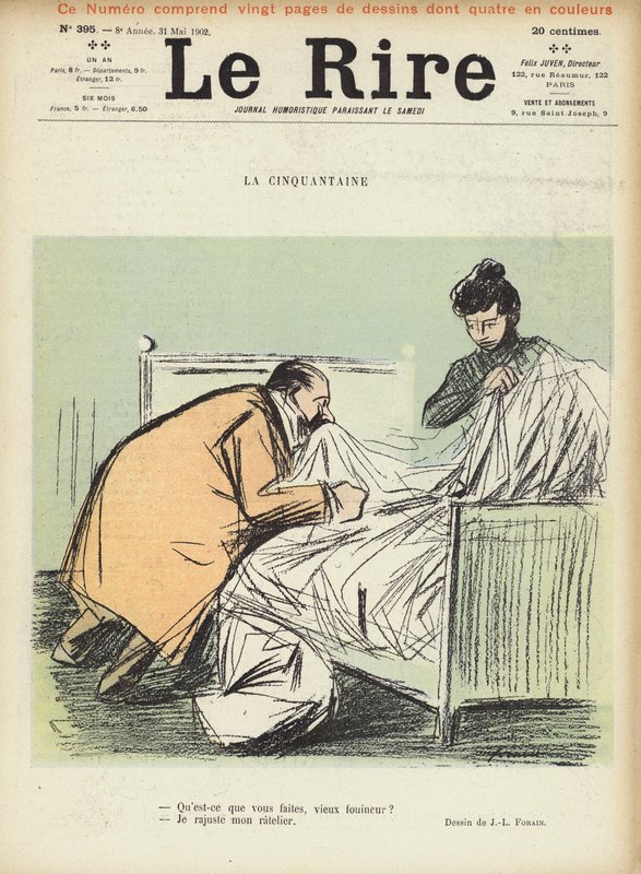 Illustratie voor Le Rire door Jean-Louis Forain