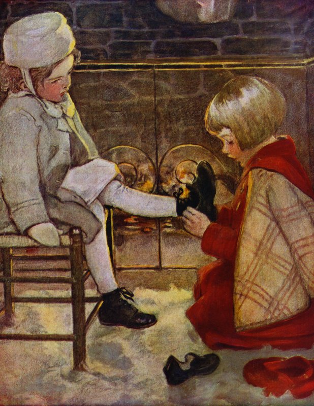 Een moderne Assepoester door Jessie Willcox Smith