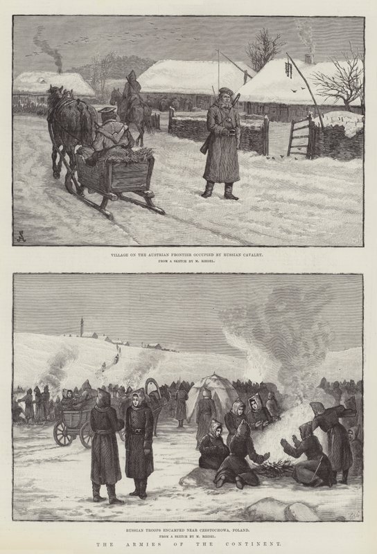 De legers van het continent door Johann Nepomuk Schonberg