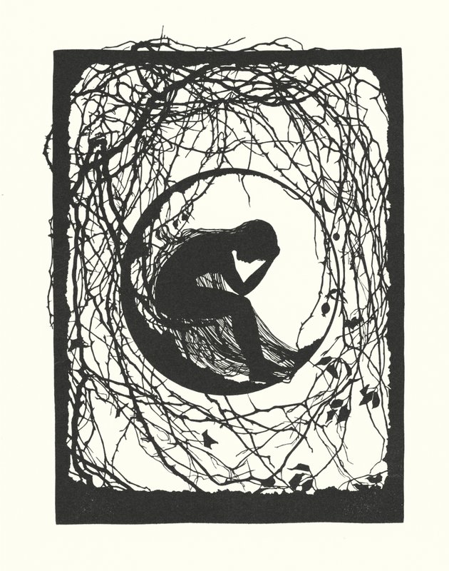 Johanna Beckmann silhouet door Johanna Beckmann