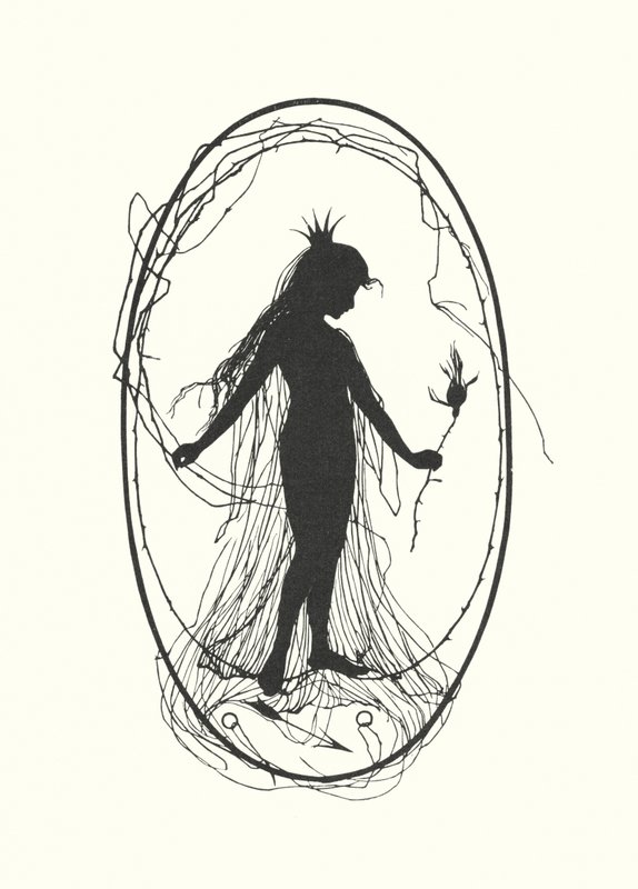 Johanna Beckmann silhouet door Johanna Beckmann