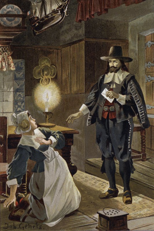 Illustratie voor De Vliegende Hollander door Johannes (after) Gehrts