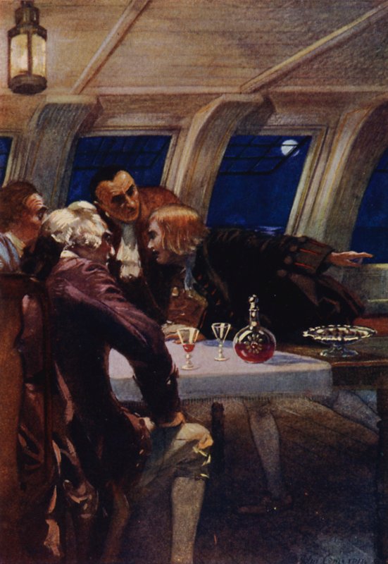 Illustratie voor Schateiland door John Cameron