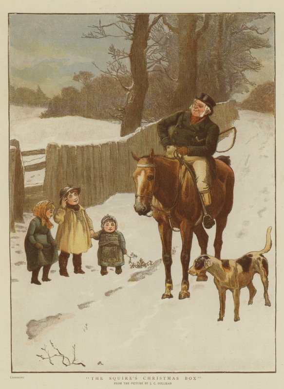 De Kerstdoos van de Landheer door John Charles Dollman