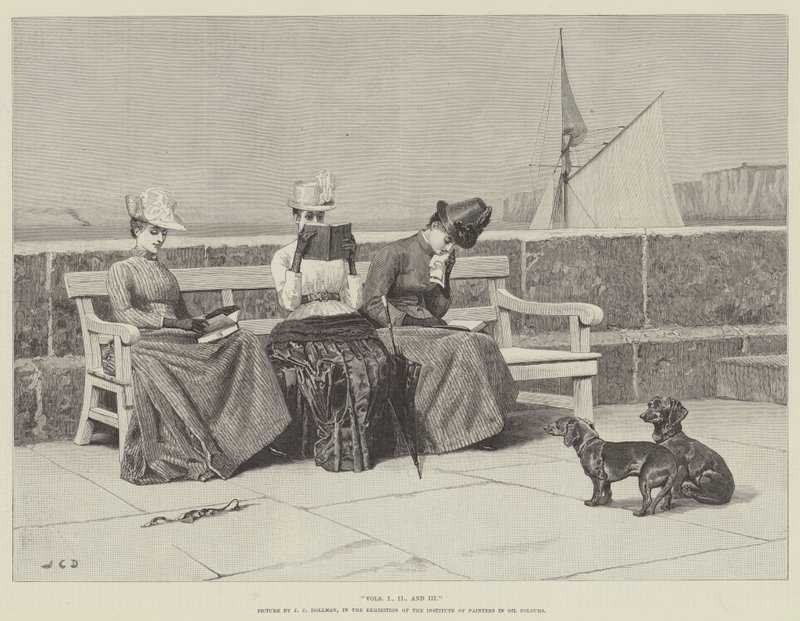 Delen I, II en III, in de tentoonstelling van het Instituut voor Schilders in Olieverf door John Charles Dollman