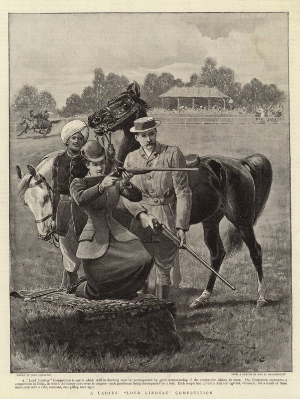 Een dames Loyd Lindsay-wedstrijd door John Charlton