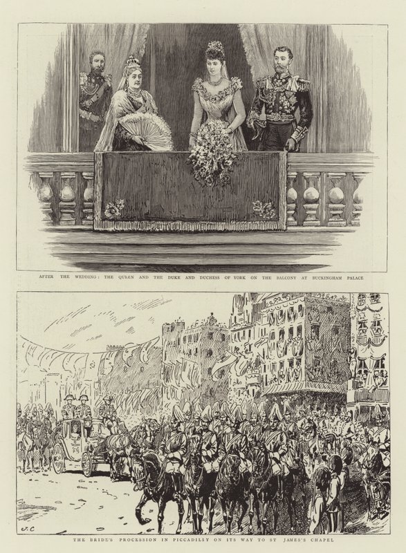 Het huwelijk van de hertog en hertogin van York door John Charlton