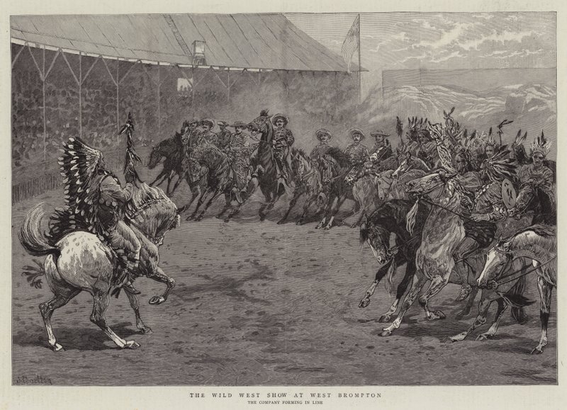 De Wild West Show in West Brompton door John Charlton