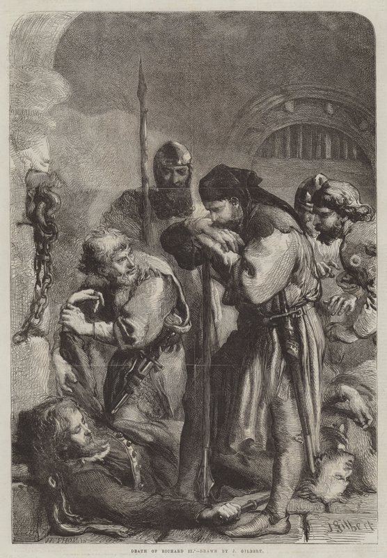 De dood van Richard II door John Gilbert