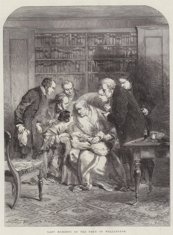 Laatste Momenten van de Hertog van Wellington door John Gilbert