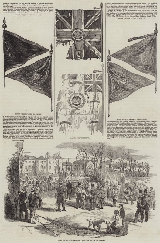 Terugkeer van het 31e Regiment uit India door John Gilbert