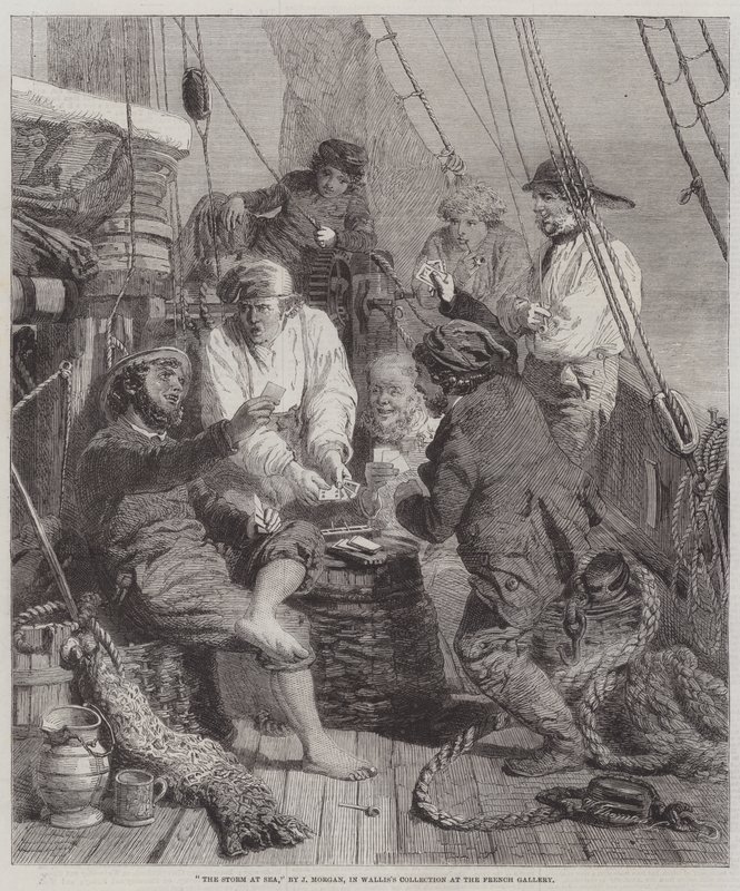 De Storm op Zee door John Morgan