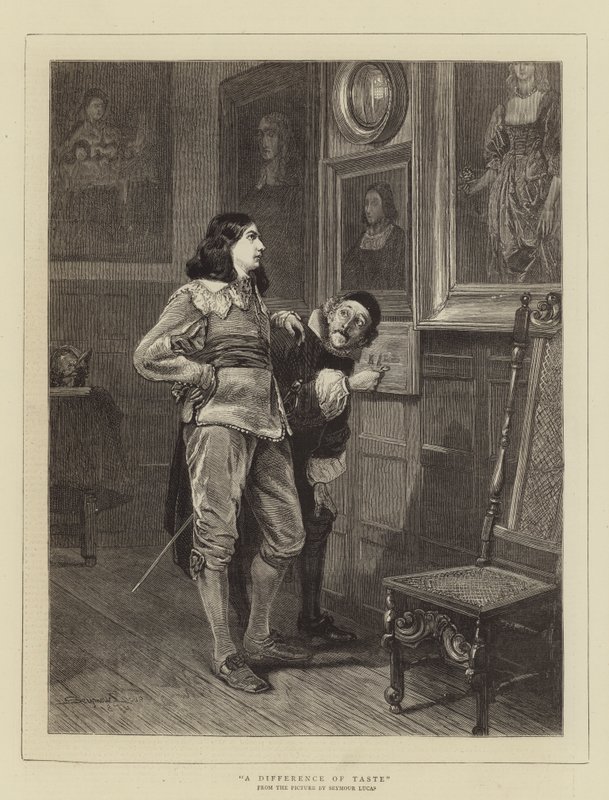 Een verschil van smaak door John Seymour Lucas