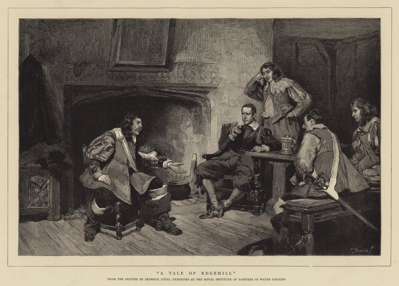 Een Verhaal van Edgehill door John Seymour Lucas
