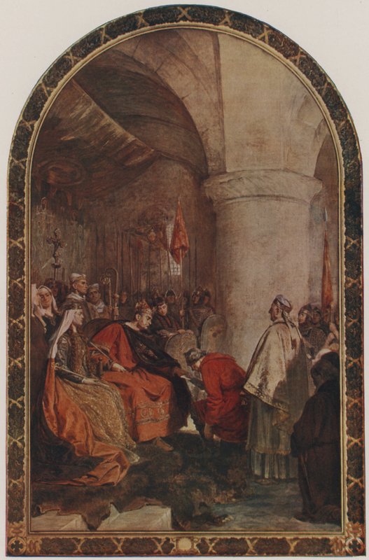 Willem I verleent een charter aan de burgers van Londen door John Seymour Lucas
