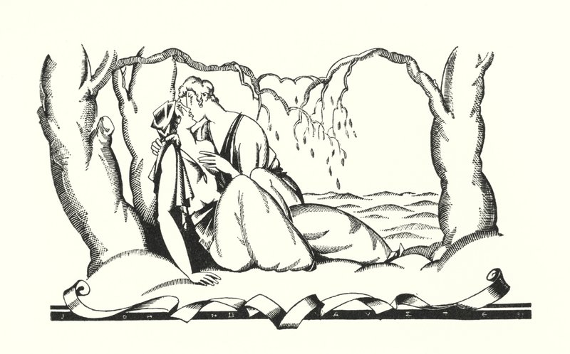 Illustratie voor Don Juan door Lord Byron door John Austen