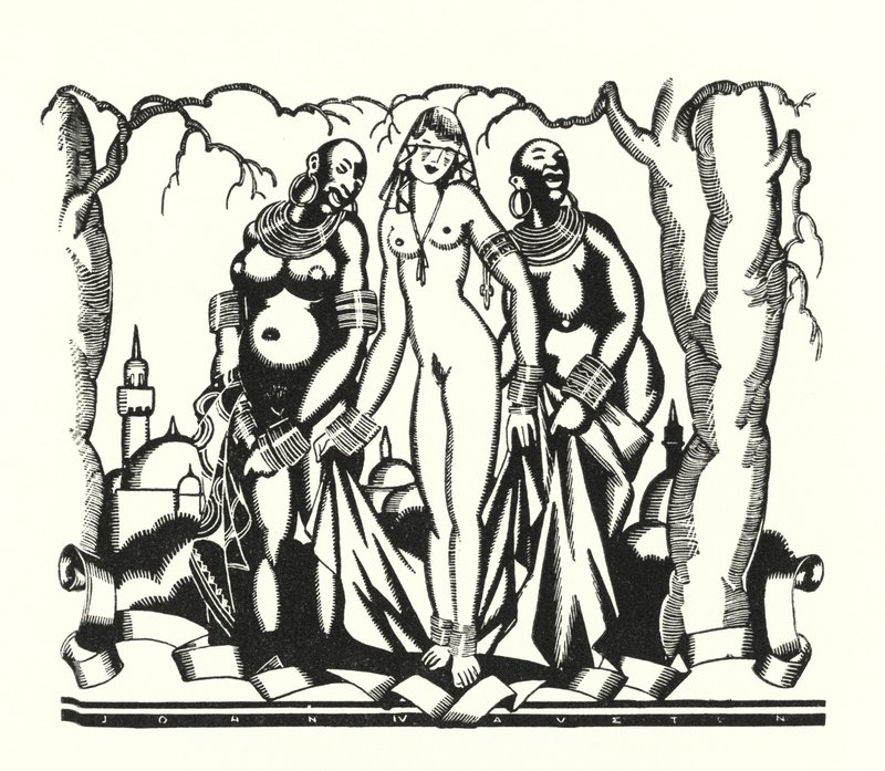 Illustratie voor Don Juan door Lord Byron door John Austen