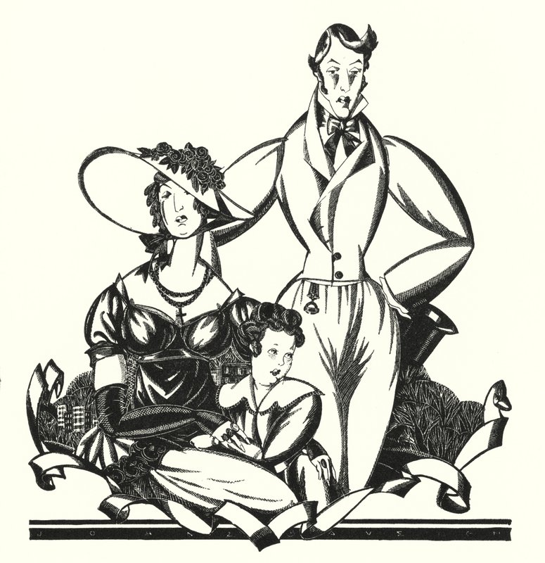 Illustratie voor Don Juan door Lord Byron door John Austen