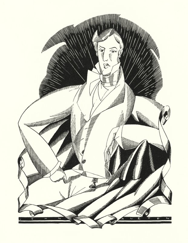 Illustratie voor Don Juan door Lord Byron door John Austen