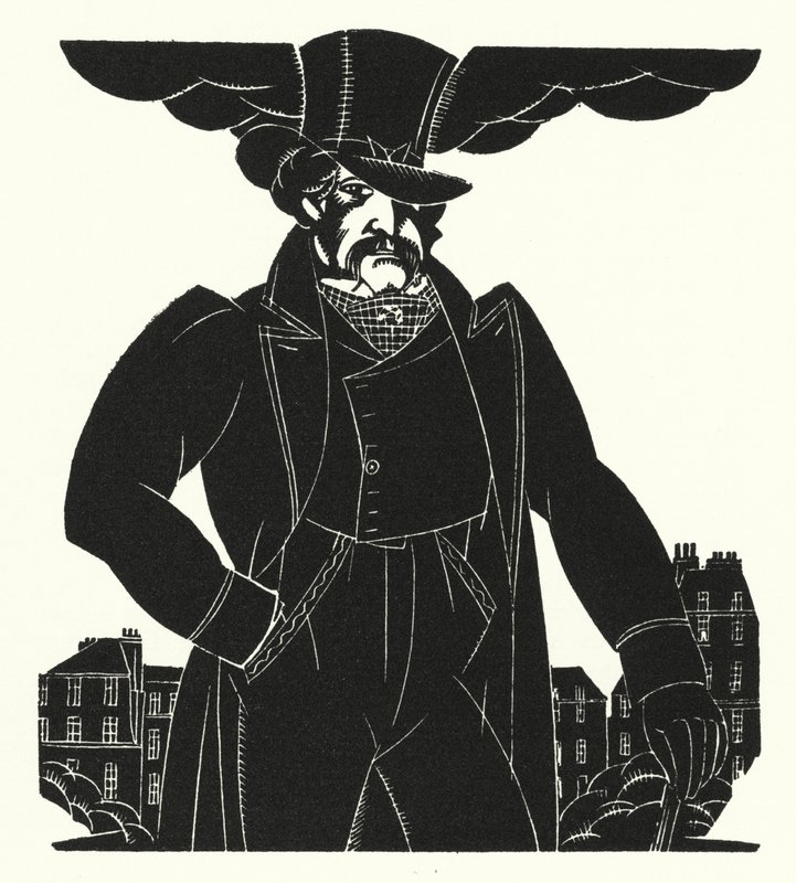 Illustratie voor Madame Bovary door Gustave Flaubert door John Austen
