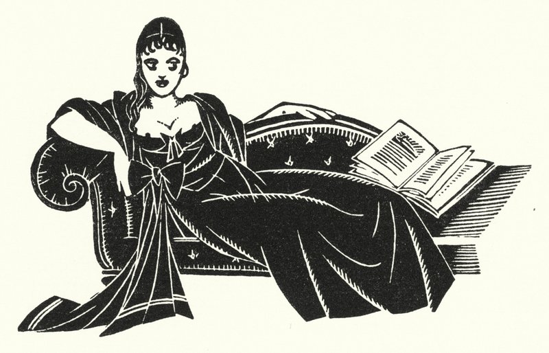 Illustratie voor Madame Bovary door Gustave Flaubert door John Austen