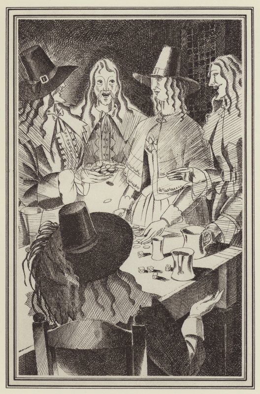 Illustratie voor Moll Flanders door Daniel Defoe door John Austen