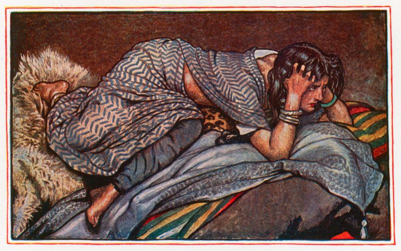 Mijn minnaar was eenzaamheid door John Byam Liston Shaw