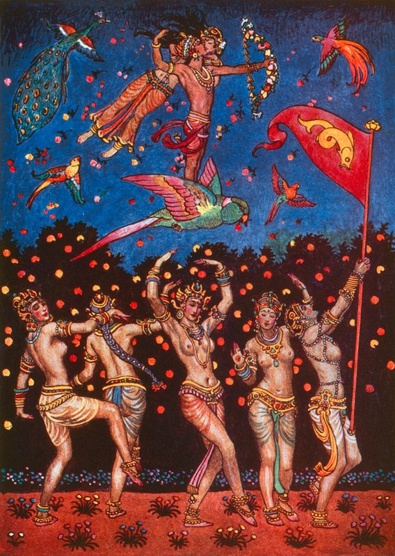 De Tuin van Kama door John Byam Liston Shaw