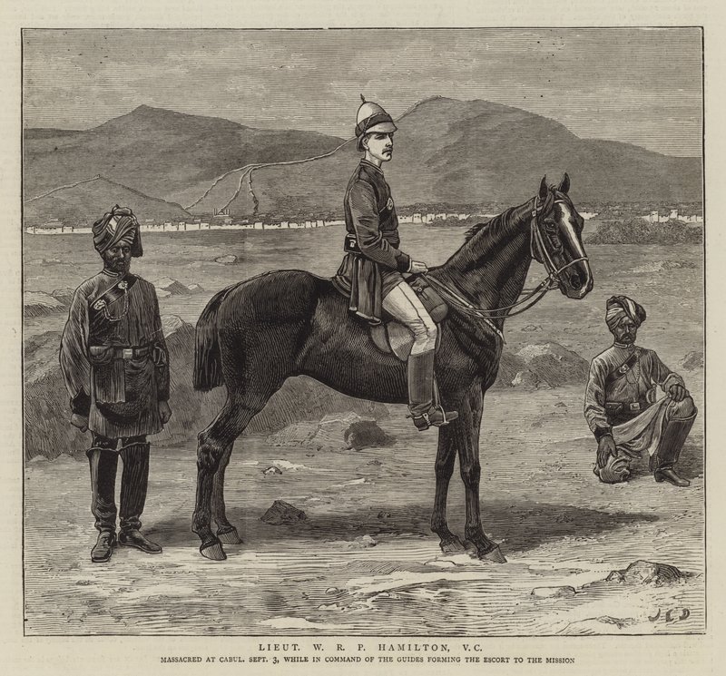 Luitenant W R P Hamilton, VC door John Charles Dollman