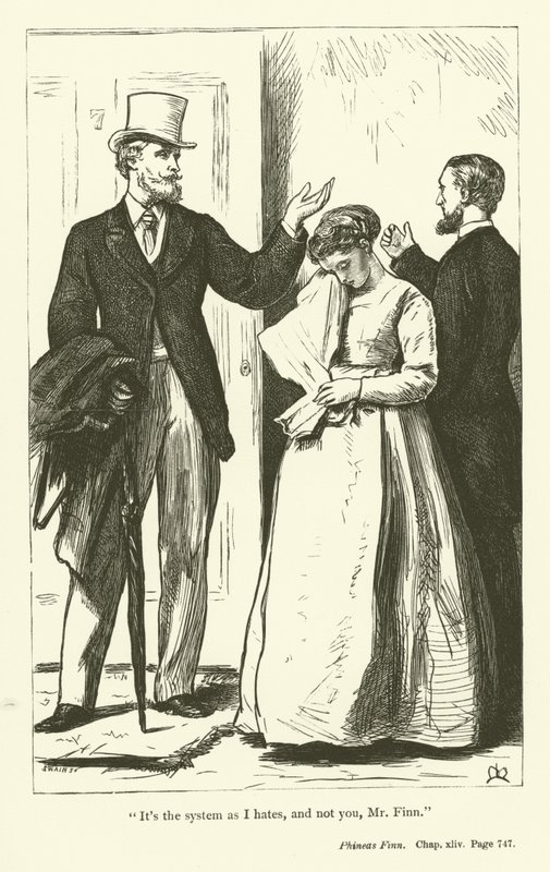 Illustratie voor Phineas Finn door Anthony Trollope door John Everett Millais