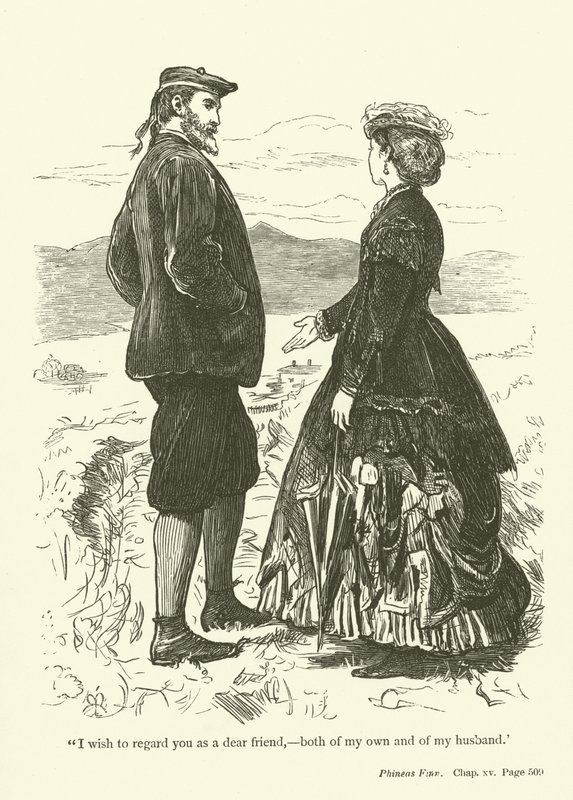 Illustratie voor Phineas Finn door Anthony Trollope door John Everett Millais