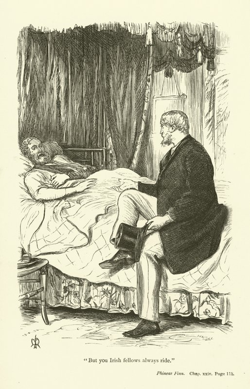 Illustratie voor Phineas Finn door Anthony Trollope door John Everett Millais