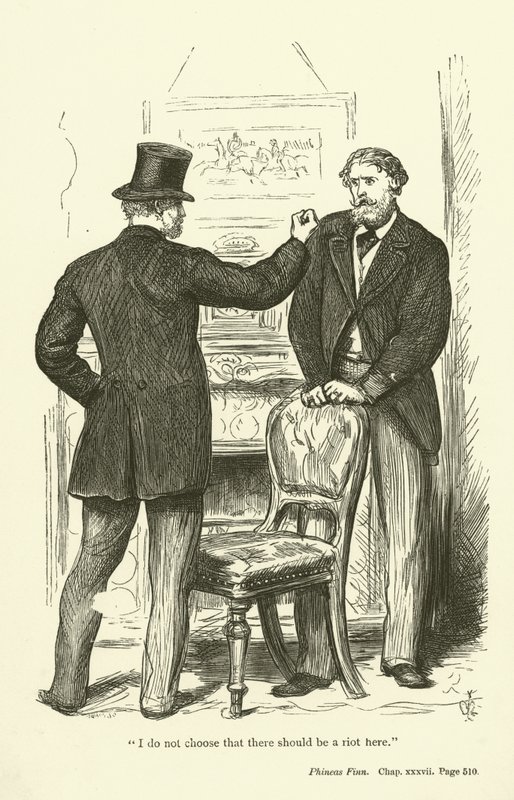 Illustratie voor Phineas Finn door Anthony Trollope door John Everett Millais