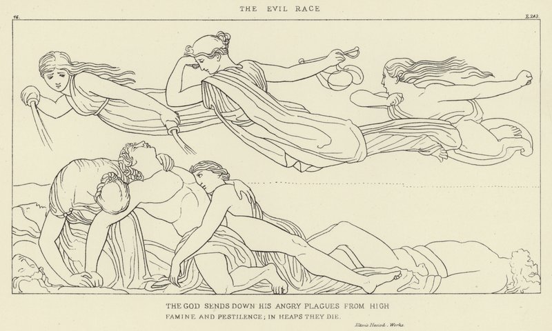 Het kwade ras door John Flaxman