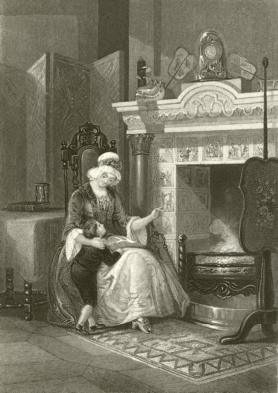 De moeder van Dr. Doddridge door John Franklin