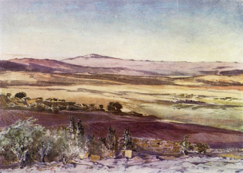 De berg Hermon, vanaf de hellingen van Tabor door John Fulleylove