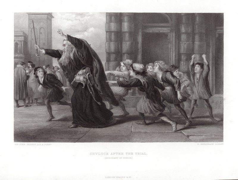 Shylock door John Gilbert