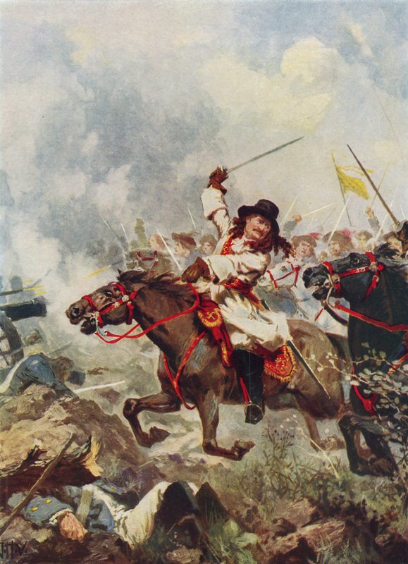 Frederik Willem, de Grote Keurvorst, bij Fehrbellin door John Harris Valda