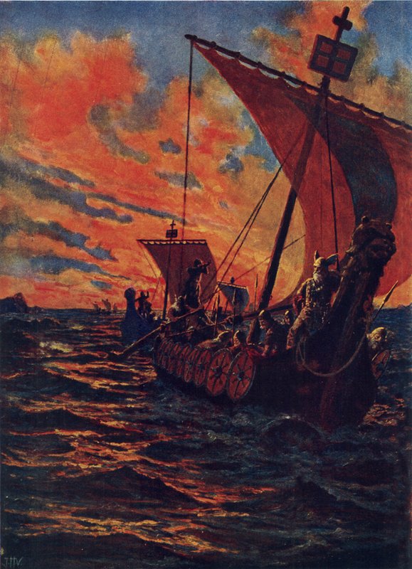 De terugkeer van de Vikingen door John Harris Valda
