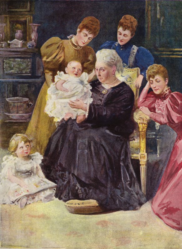 Karakter van Koningin Victoria: Eenvoud (kleur litho) door John Henry Frederick (after) Bacon